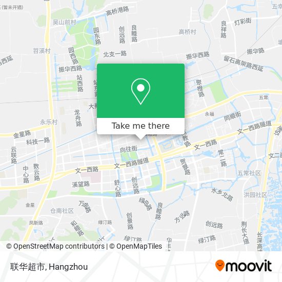 联华超市 map