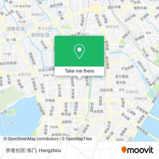所巷社区-东门 map