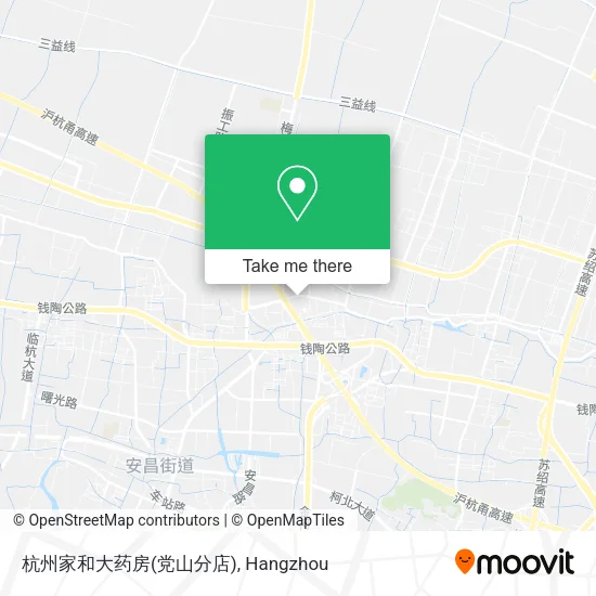 杭州家和大药房(党山分店) map