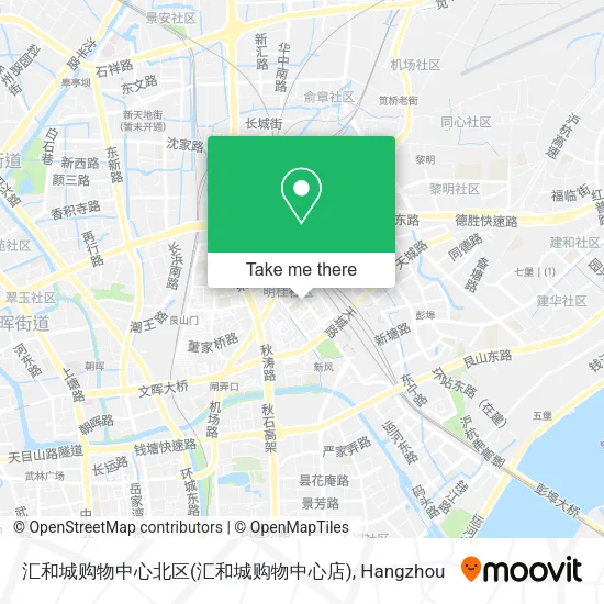 汇和城购物中心北区(汇和城购物中心店) map