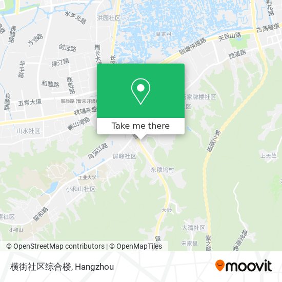 横街社区综合楼 map
