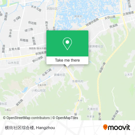 横街社区综合楼 map