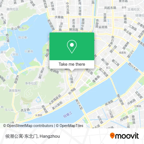 侯潮公寓-东北门 map