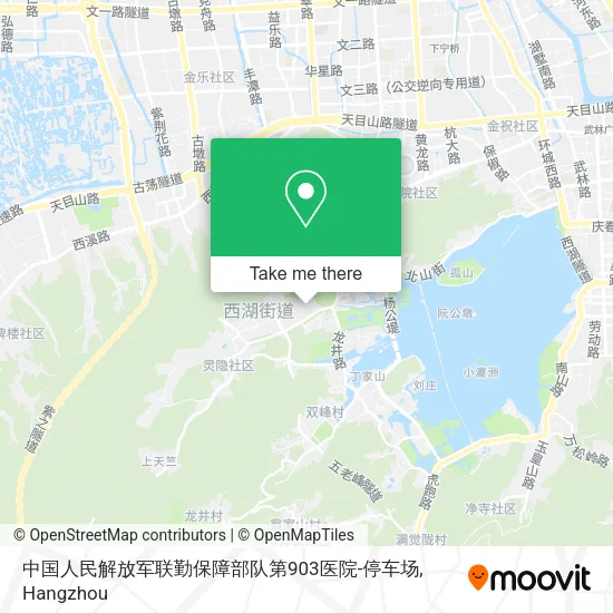 中国人民解放军联勤保障部队第903医院-停车场 map