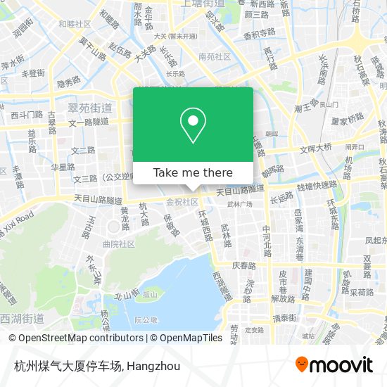 杭州煤气大厦停车场 map