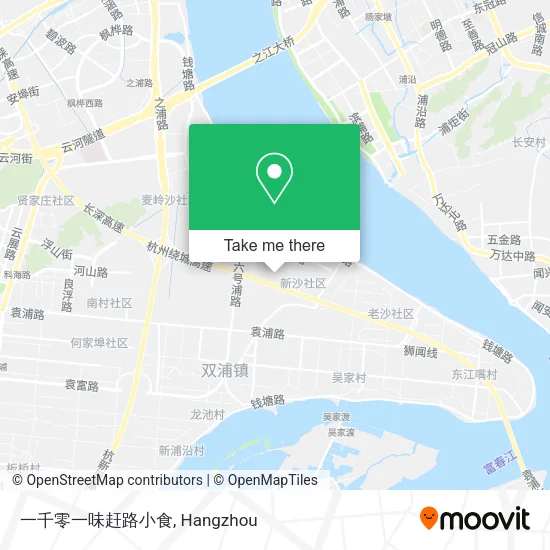 一千零一味赶路小食 map