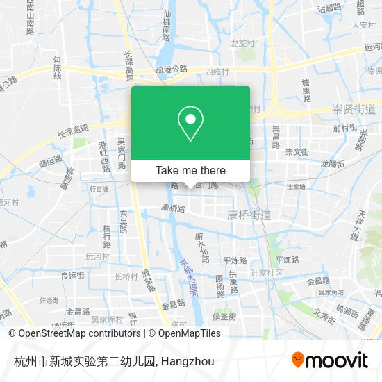 杭州市新城实验第二幼儿园 map