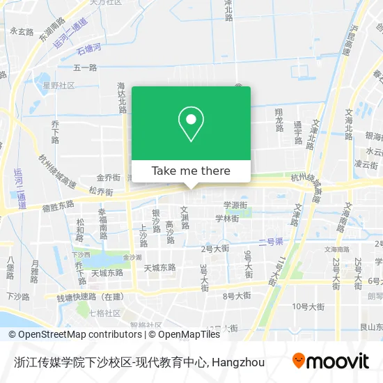浙江传媒学院下沙校区-现代教育中心 map