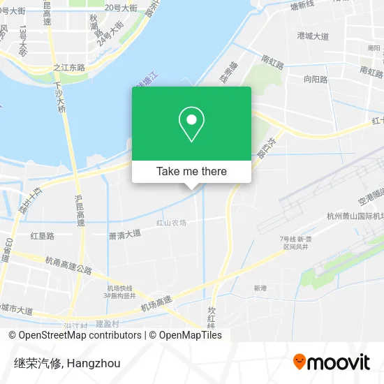 继荣汽修 map