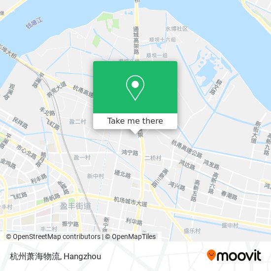 杭州萧海物流 map
