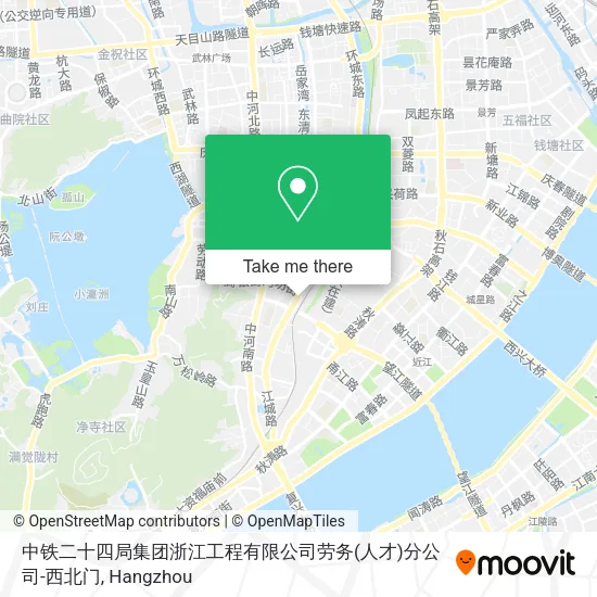 中铁二十四局集团浙江工程有限公司劳务(人才)分公司-西北门 map