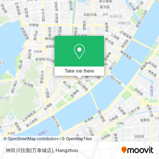 神田川拉面(万泰城店) map