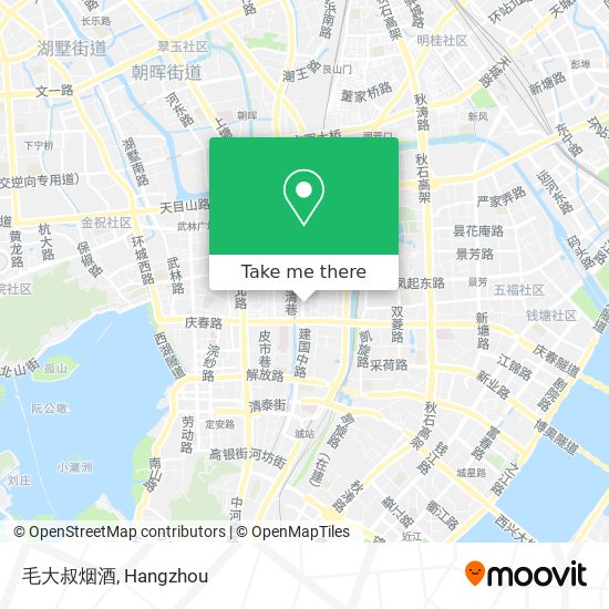 毛大叔烟酒 map