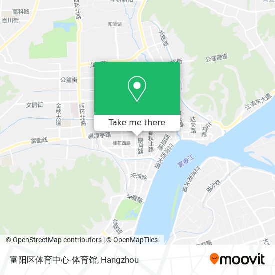 富阳区体育中心-体育馆 map