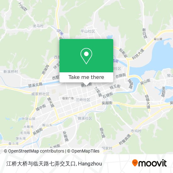 江桥大桥与临天路七弄交叉口 map