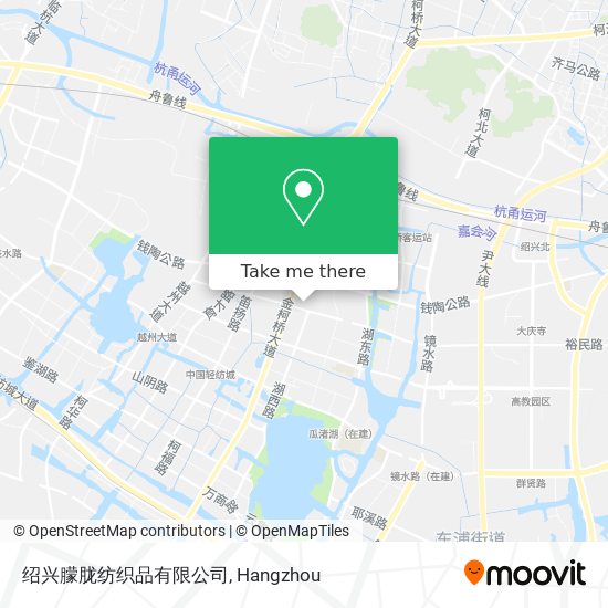 绍兴朦胧纺织品有限公司 map