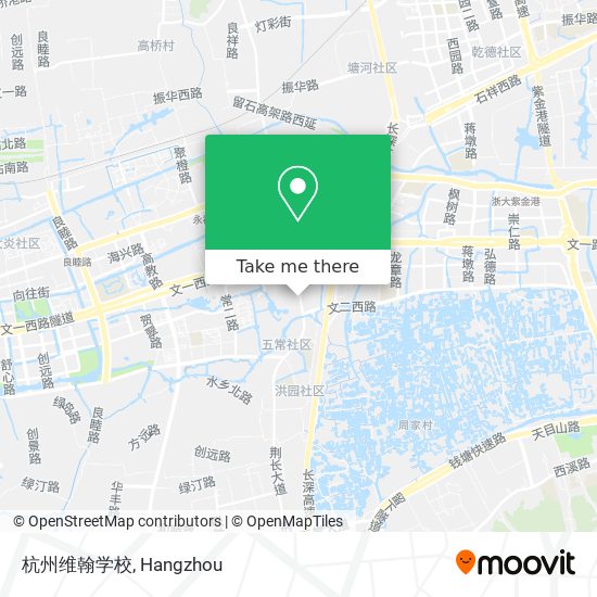 杭州维翰学校 map