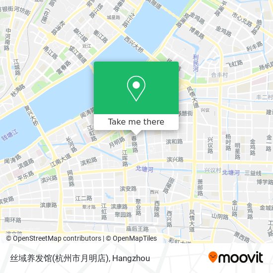丝域养发馆(杭州市月明店) map