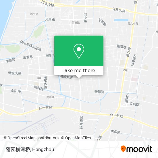 蓬园横河桥 map