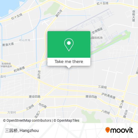 三园桥 map