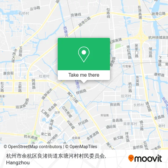 杭州市余杭区良渚街道东塘河村村民委员会 map