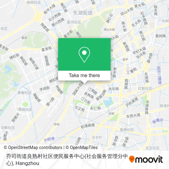 乔司街道良熟村社区便民服务中心(社会服务管理分中心) map