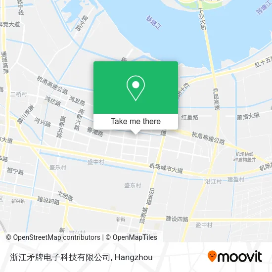 浙江矛牌电子科技有限公司 map
