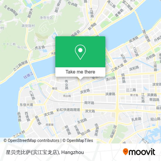 星贝壳比萨(滨江宝龙店) map