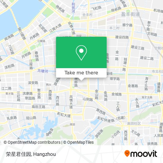 荣星君佳园 map