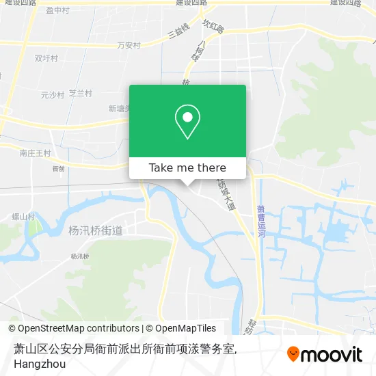 萧山区公安分局衙前派出所衙前项漾警务室 map