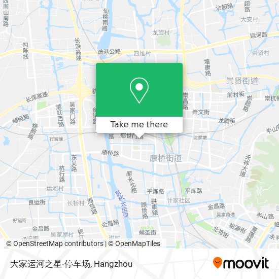 大家运河之星-停车场 map