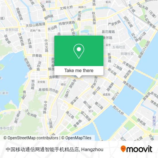 中国移动通信网通智能手机精品店 map