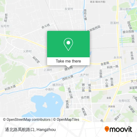 通北路禹航路口 map