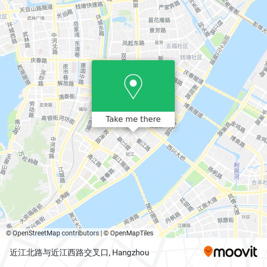 近江北路与近江西路交叉口 map