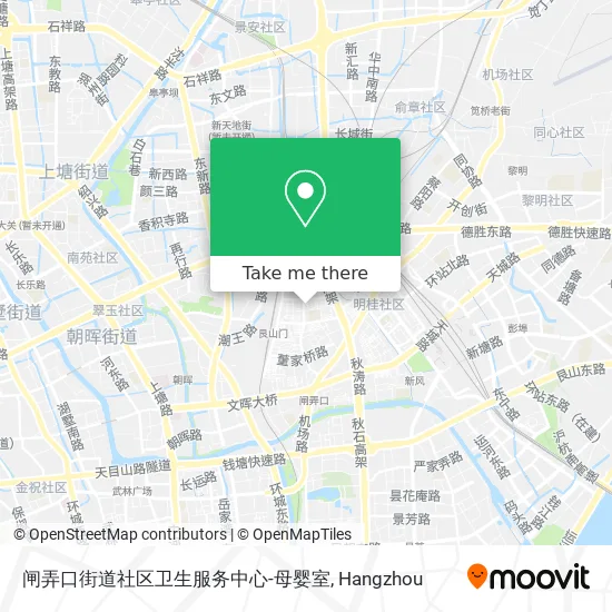 闸弄口街道社区卫生服务中心-母婴室 map