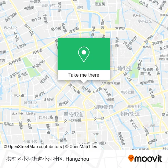 拱墅区小河街道小河社区 map