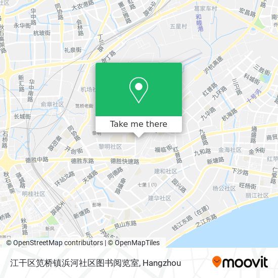 江干区笕桥镇浜河社区图书阅览室 map