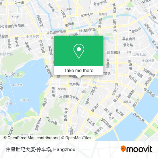 伟星世纪大厦-停车场 map
