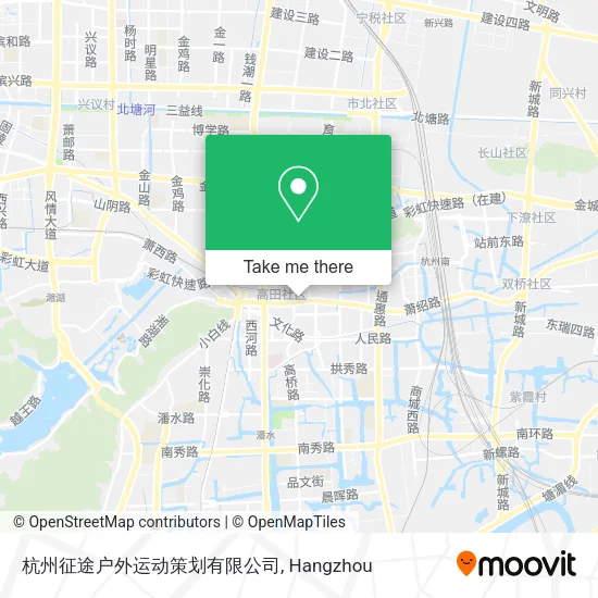 杭州征途户外运动策划有限公司 map