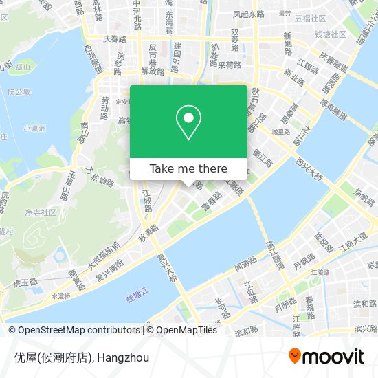 优屋(候潮府店) map