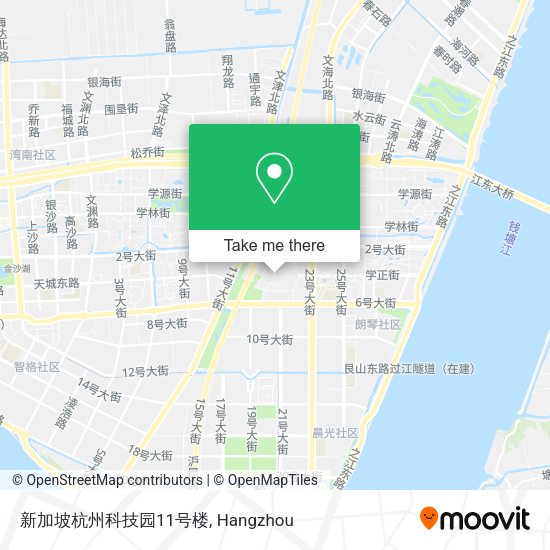 新加坡杭州科技园11号楼 map
