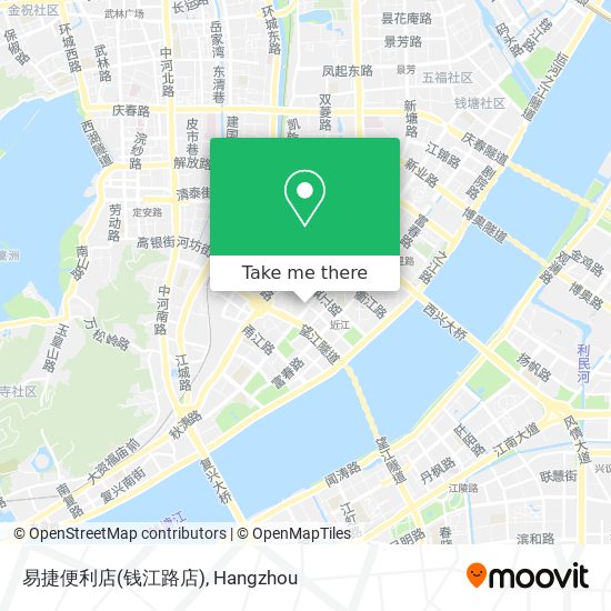 易捷便利店(钱江路店) map