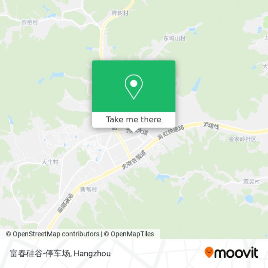 富春硅谷-停车场 map