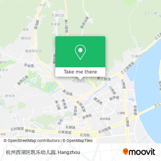 杭州西湖区凯乐幼儿园 map