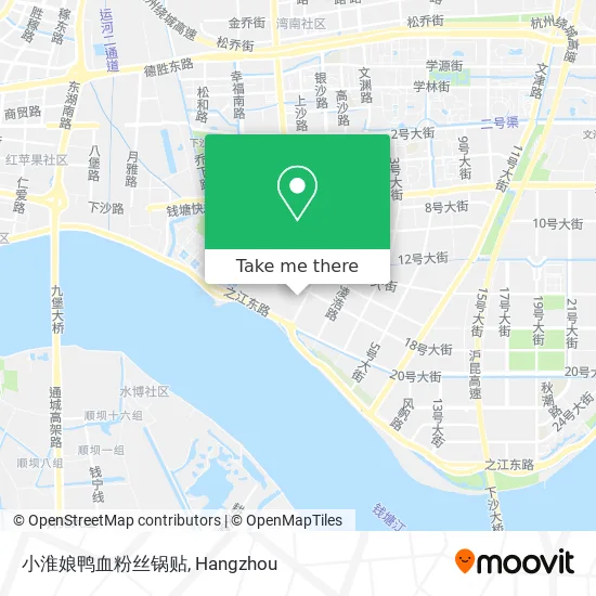 小淮娘鸭血粉丝锅贴 map