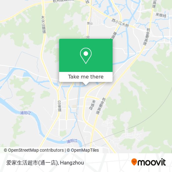 爱家生活超市(通一店) map