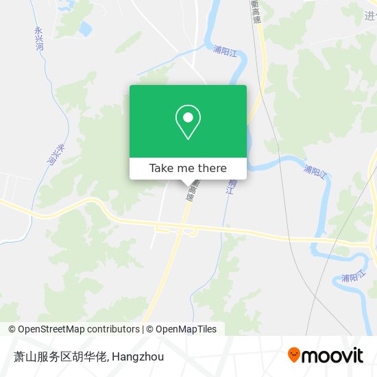 萧山服务区胡华佬 map