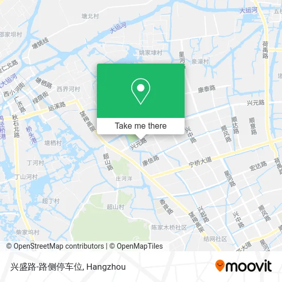 兴盛路-路侧停车位 map