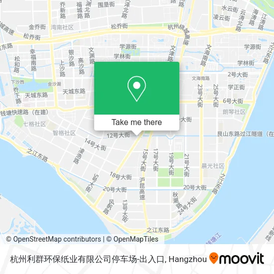 杭州利群环保纸业有限公司停车场-出入口 map