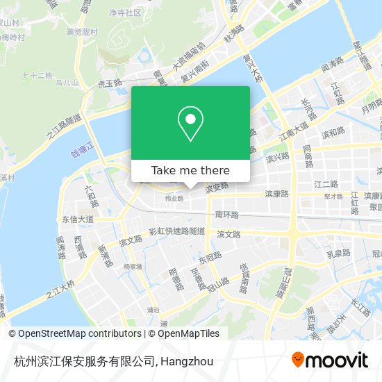 杭州滨江保安服务有限公司 map